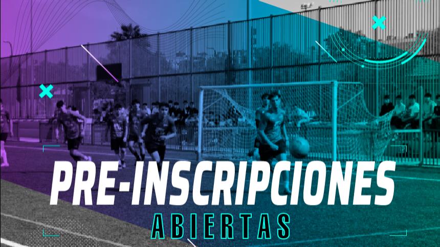Pre-Inscripciones abiertas para participar en los Torneos Sociales